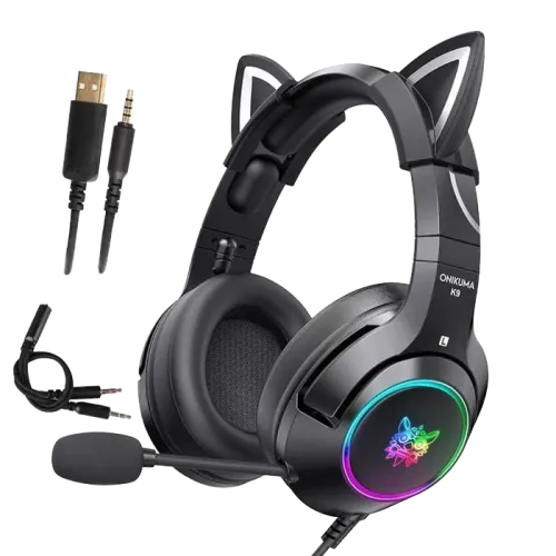 Onikuma K9 Gaming Headphone — Wired, RGB