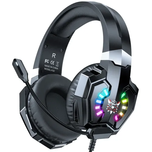 Onikuma X32 Gaming Headphone — Wired, RGB
