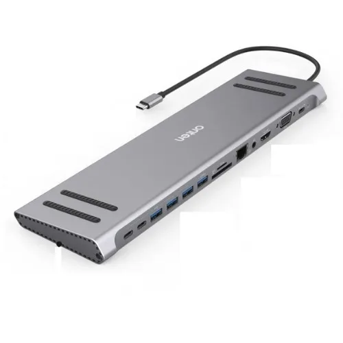Onten OTN-9199A Docking Station — 13-in-1, Multi-Function