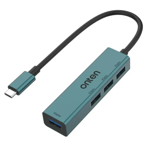 Onten OTN-9596 USB Hub — 4-Port, to Type-C