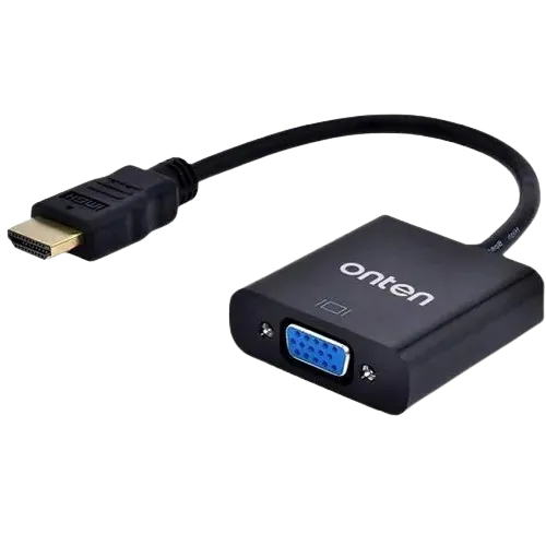 Onten OTN-5169 HDMI to VGA Adapter — With 3.5mm Audio