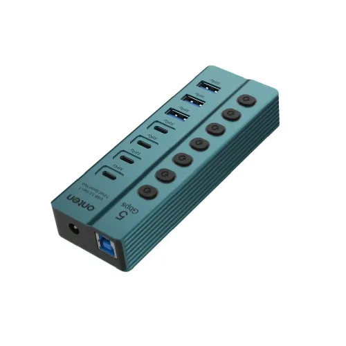 Onten OTN-5317S USB Type-B Hub — 7-in-1