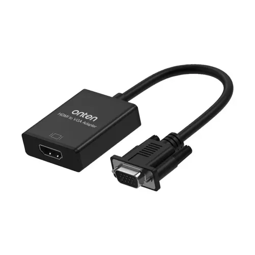 Onten OTN-7557A Adapter — HDMI Female to VGA Male, with Audio