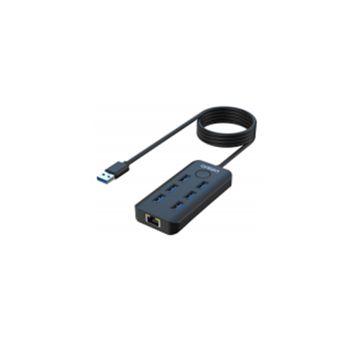 Onten OTN-8121 USB Hub with Ethernet Port — 6 Port