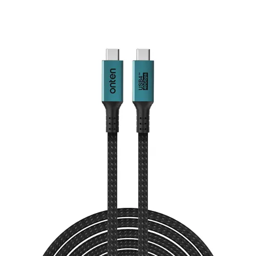 Onten OTN-CC203 Type-C Cable — Thunderbolt 4, USB 4, 100W, 2M