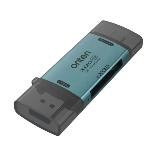 Onten OTN-CR635 XQD Card Reader — Type-C & USB-A