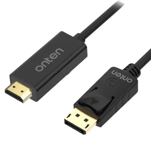 Onten OTN-DP302 DisplayPort to HDMI Cable — Male to Male, 3 Meter