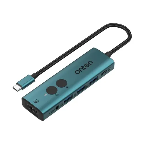 Onten OTN-UC123+ USB Hub — 6-in-1