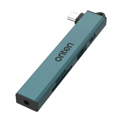 Onten OTN-UC56S USB Type-C Hub — 6-in-1