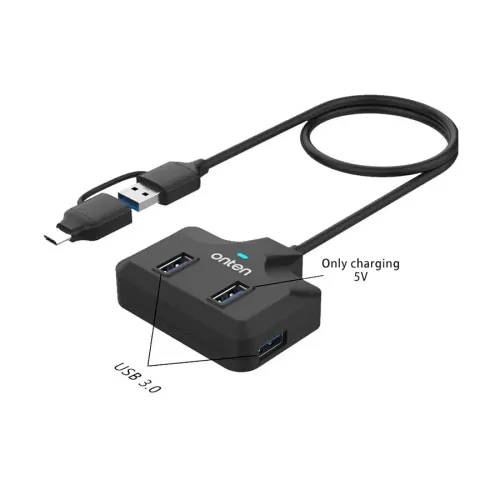 Onten OTN-UCA5310 USB Hub — 4-in-2