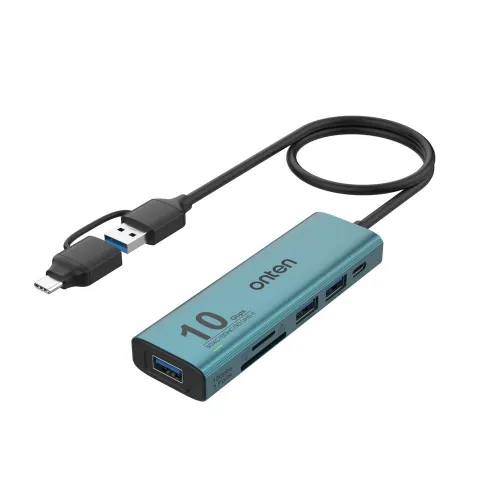 Onten OTN-UCA613+ USB 3.2 Hub — 6-in-2