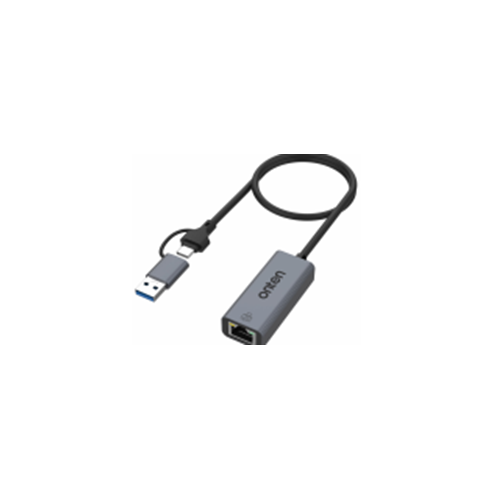Onten OTN-UE106+ Ethernet Adapter — USB-C and USB-A