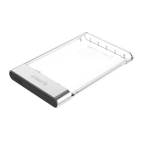 Orico 2129U3 2.5" SATA HDD/SSD Enclosure — USB 3.0, Transparent