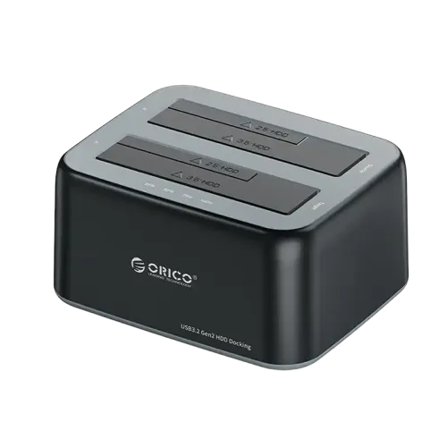Orico 6829C3 Dual Bay Offline Clone Dock — 2.5"/3.5" SATA HDD/SSD