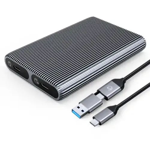 ORICO AM2C3-2SN SSD Enclosure — Dual-bay M.2 NVMe + SATA