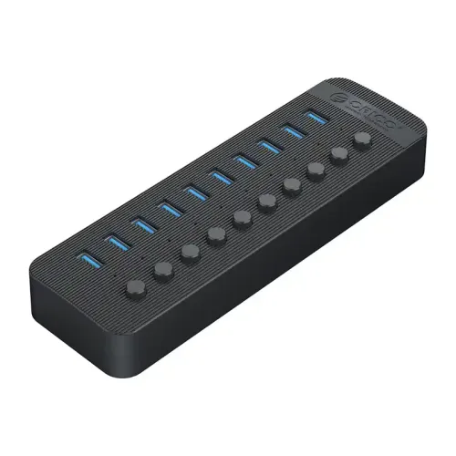 Orico CT2U3-10AB USB 3.0 Hub — 10 Port, with Individual Switches