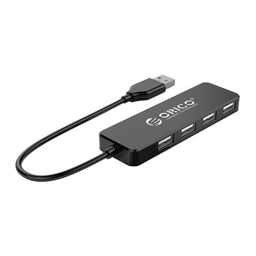 ORICO FL01 USB 2.0 Hub — 4 Port, Black