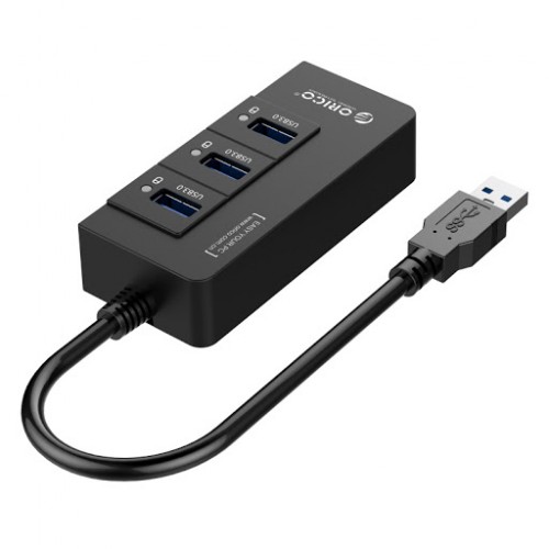Orico HR01-U3-V1-BK USB 3.0 Hub — with Gigabit LAN Port