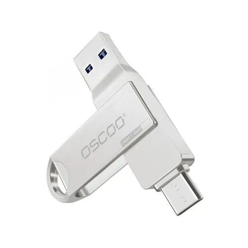 OSCOO CU002 Pen Drive — 64GB, USB 3.2 Gen 1 & Type-C OTG