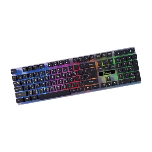 PC Power L801TA Wired Gaming Keyboard — RGB, With Bangla Layout
