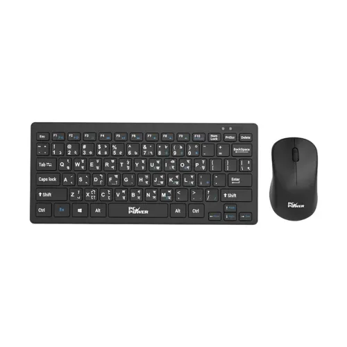 PC Power PCK-226 + PCM-936 Wireless Keyboard & Mouse Combo — Bangla Layout