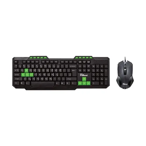 PC Power PGC303Y103 Wired Keyboard & Mouse Combo — Bangla Layout