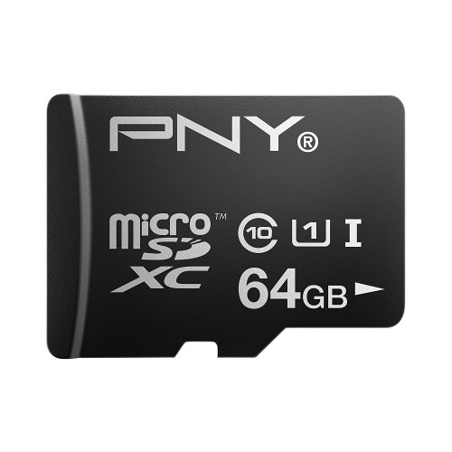 PNY microSDXC Flash Memory Card — 64GB, Class 10