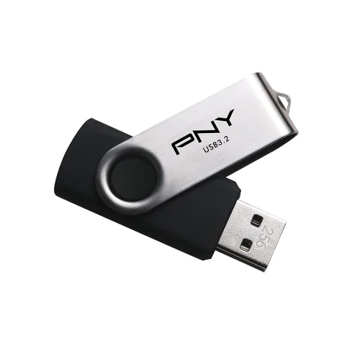 PNY Turbo Attache R Metal Flash Drive — 256GB, USB 3.2