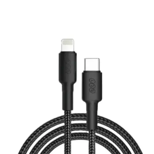 QCY DC08 Type-C to Lightning Cable — 1.2M, 30W PD Quick Charge