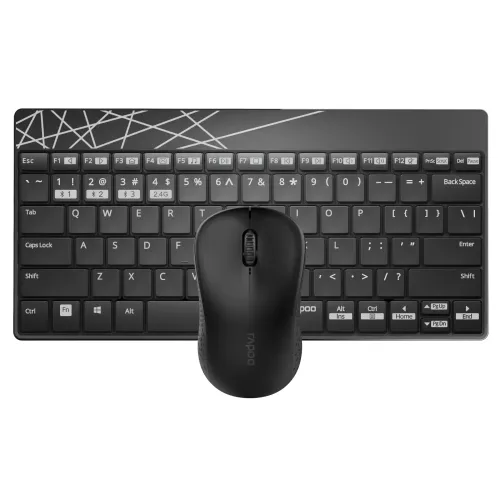 Rapoo 8000M Keyboard and Mouse Combo — Multi-Mode Wireless