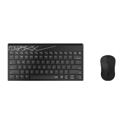 Rapoo 8000S Keyboard Mouse Combo — Wireless
