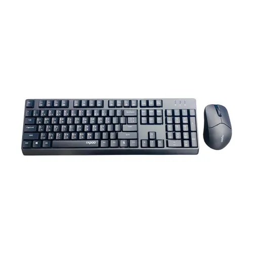 Rapoo X1500 Wireless Keyboard Mouse Combo — with Bangla