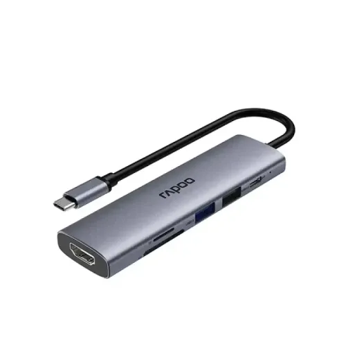 Rapoo XD61 Type-C Docking Station — 6-in-1 Multi-function