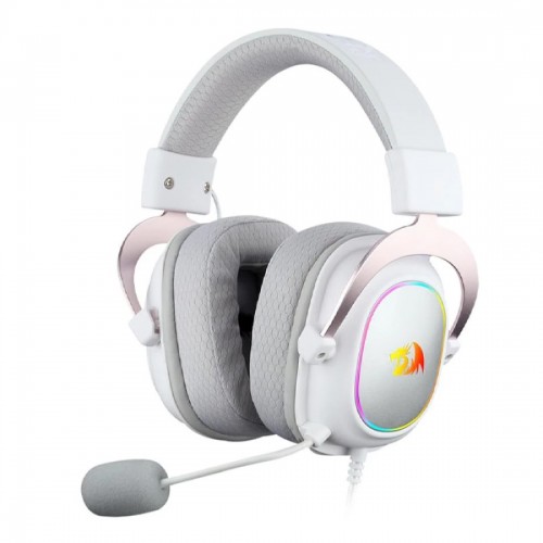 Redragon H510 Zeus-X Gaming Headphone — Wired, RGB, White
