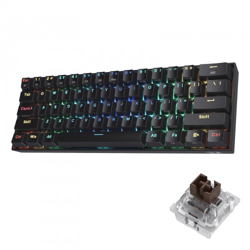 Redragon K530 Draconic 60% Wireless Mechanical Gaming Keyboard — Compact, RGB, Brown Switch
