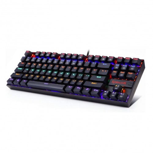 Redragon K552 KUMARA Mechanical Gaming Keyboard — Rainbow RGB Backlit, Blue Switch