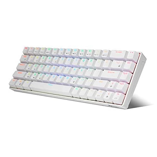 ROYAL KLUDGE RKG68 Mechanical Gaming Keyboard — Wireless, Hot Swappable, Red Switch