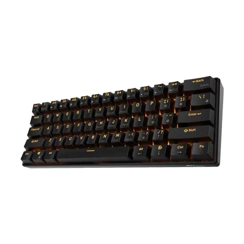 Royal Kludge RK61 Mechanical Gaming Keyboard — Hot Swappable, Tri-Mode RGB, Brown Switch