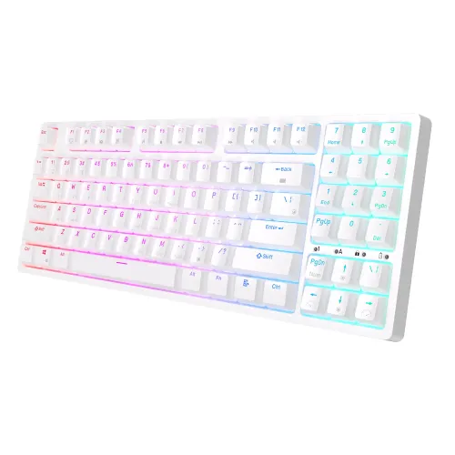 Royal Kludge RK92 Hotswappable Mechanical Gaming Keyboard — Tri-Mode, RGB, 92 Keys, Red Switch