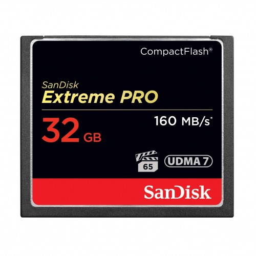 SanDisk Extreme Pro Compact Flash Memory Card — 32GB (SDCFXPS-032G-X46)