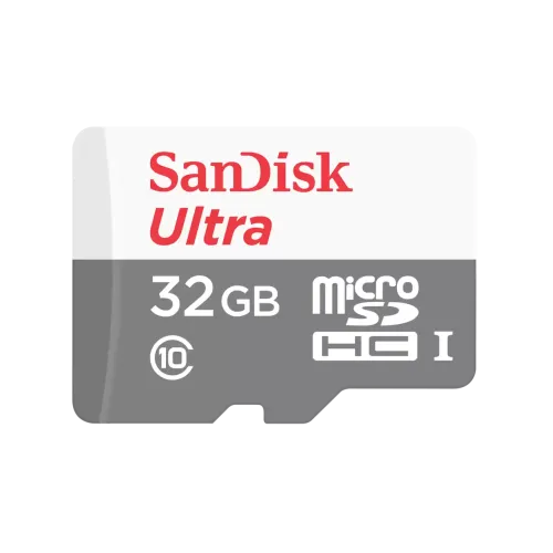 SanDisk Ultra Micro SDHC Memory Card (SDSQUNR-032G-GN3MN) — 32GB, Class-10, 100mbps, UHS-I