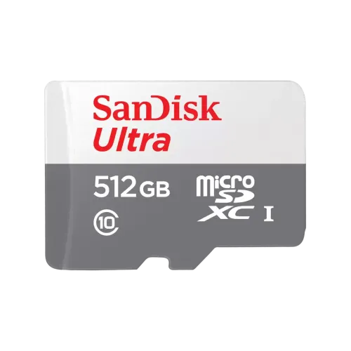 SanDisk Ultra Micro SDXC UHS-I Memory Card (SDSQUNR-512G-GN3MN) — 512GB, Class-10, 100MB/s
