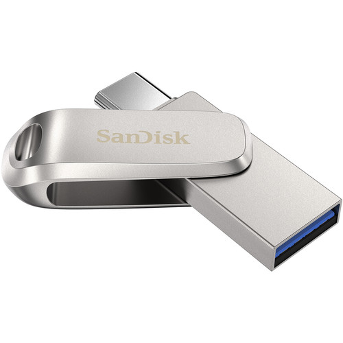 SanDisk Ultra Dual Drive Luxe Pen Drive — 64GB, USB Type-C