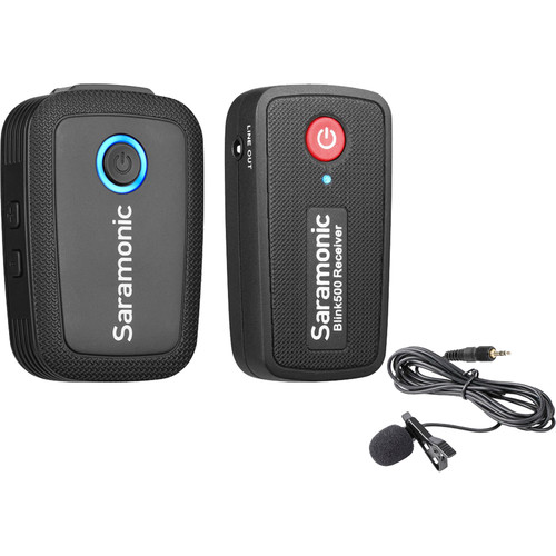 Saramonic Blink500 B1 Wireless Clip-On Microphone System — Ultracompact, with Lavalier