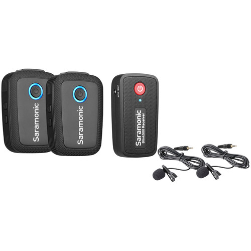 Saramonic Blink500 B2 Wireless Clip-On Microphone System — Ultracompact, 2-Person