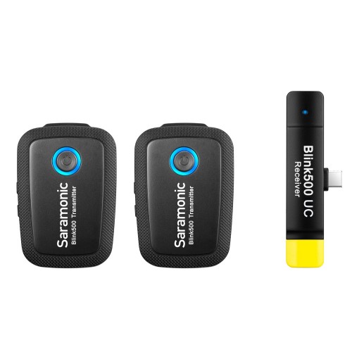 Saramonic Blink500 B6 Wireless Clip-On Microphone System — Ultracompact, with Lavalier