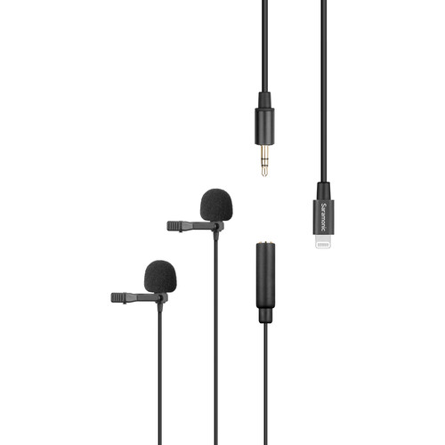Saramonic LavMicro U1C Clip-On Microphone — Dual Head