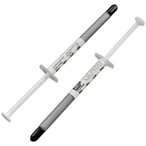 Silver Thermal Grease CPU Heat Sink Compound (1gm) — Silicone Paste Syringe