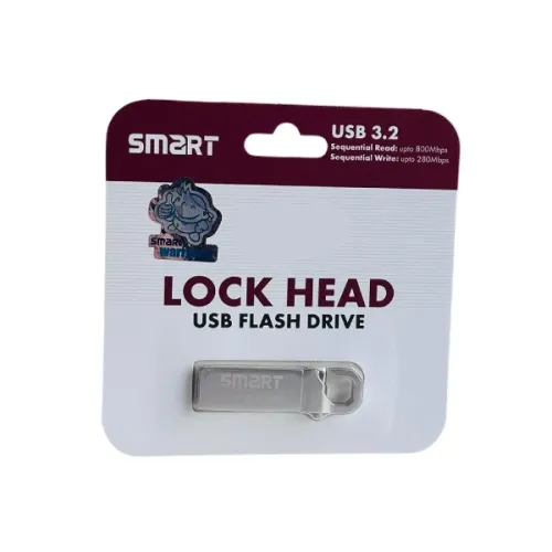 Smart Lock Head Pen Drive — 32GB, USB 3.2
