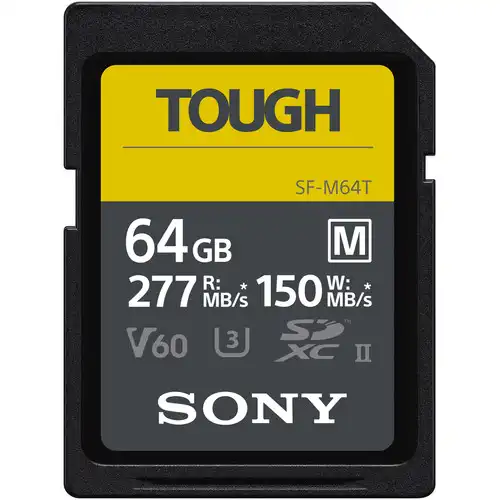 Sony SF-M Tough Series Memory Card — UHS-II, SDXC, 64GB